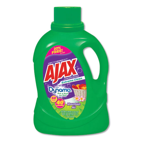 Laundry Detergent Liquid, Extreme Clean, Mountain Air Scent, 40 Loads, 60 oz Bottle-(PBCAJAXX36EA)