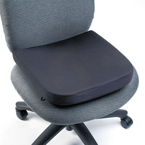 Memory Foam Seat Rest, 13.5 x 14.5 x 2, Black-(KMW82024)