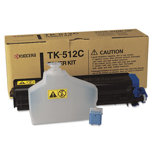 TK512C Toner, 8,000 Page-Yield, Cyan-(KYOTK512C)