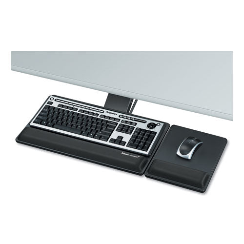 Designer Suites Premium Keyboard Tray, 19w x 10.63d, Black-(FEL8017901)