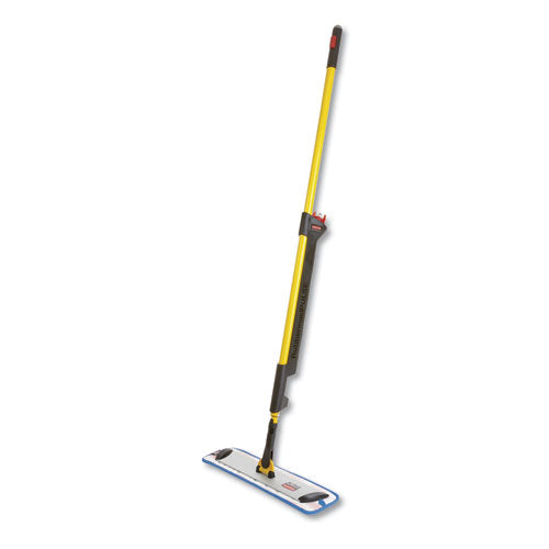 Pulse Microfiber Spray Mop System, 17" Wide Microfiber Head, 52" Yellow Plastic Handle-(RCP1835528)