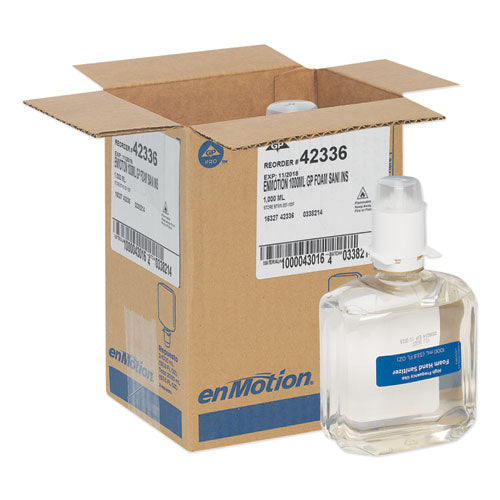 GP enMotion High-Frequency-Use Foam Sanitizer Dispenser Refill, Fragrance-Free, 1,000 mL, Fragrance-Free, 2/Carton-(GPC42336)