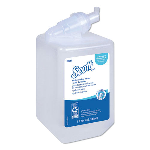 Pro Moisturizing Foam Hand Sanitizer, 1,000 mL Refill, Fruity Cucumber Scent, 6/Carton-(KCC91560)