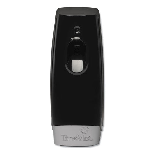 Settings Metered Air Freshener Dispenser, 3.4" x 3.4" x 8.25", Black-(TMS1047811EA)