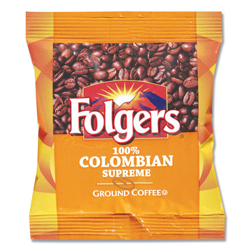 Coffee, 100% Colombian, Ground, 1.75oz Fraction Pack, 42/Carton-(FOL06451)