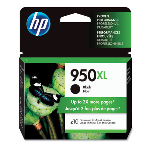 HP 950XL, (CN045AN) High-Yield Black Original Ink Cartridge-(HEWCN045AN)