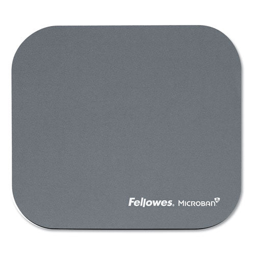 Mouse Pad with Microban Protection, 9 x 8, Graphite-(FEL5934001)