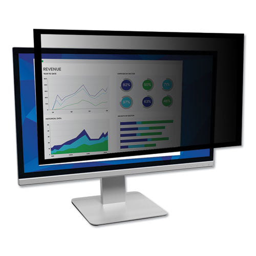 Framed Desktop Monitor Privacy Filter for 18.4" to 19" Widescreen Flat Panel Monitor, 16:10 Aspect Ratio-(MMMPF190W1F)