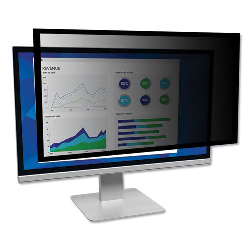 Framed Desktop Monitor Privacy Filter for 23.6" to 24" Widescreen Flat Panel Monitor, 16:10 Aspect Ratio-(MMMPF240W1F)