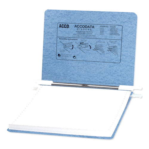 PRESSTEX Covers with Storage Hooks, 2 Posts, 6" Capacity, 9.5 x 11, Light Blue-(ACC54112)