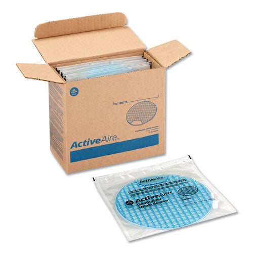 ActiveAire Deodorizer Urinal Screen, Coastal Breeze Scent, Blue, 12/Carton-(GPC48270)