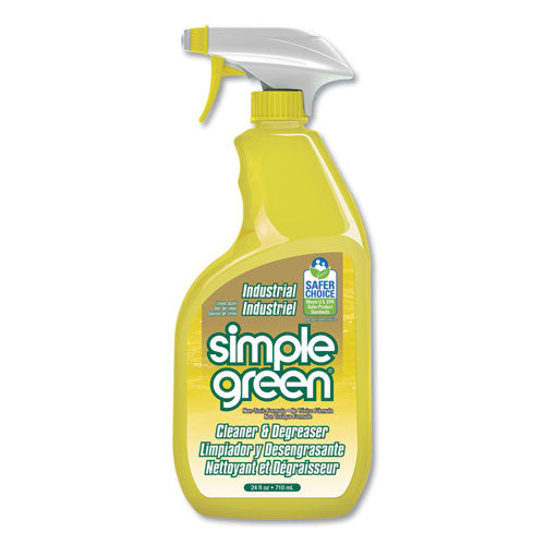 Industrial Cleaner and Degreaser, Concentrated, Lemon, 24 oz Spray Bottle, 12/Carton-(SMP14002)