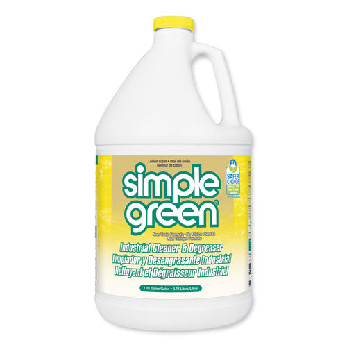 Industrial Cleaner and Degreaser, Concentrated, Lemon, 1 gal Bottle, 6/Carton-(SMP14010)