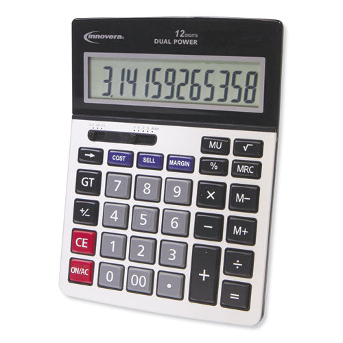 15968 Profit Analyzer Calculator, 12-Digit LCD-(IVR15968)