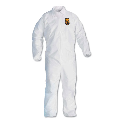 A40 Elastic-Cuff and Ankles Coveralls, 4X-Large, White, 25/Carton-(KCC44317)