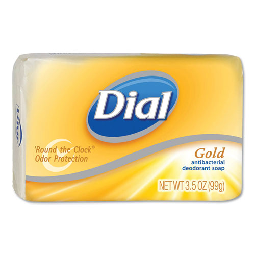 Antibacterial Deodorant Bar Soap, Pleasant Scent, 4 oz, 72/Carton-(DIA02401)