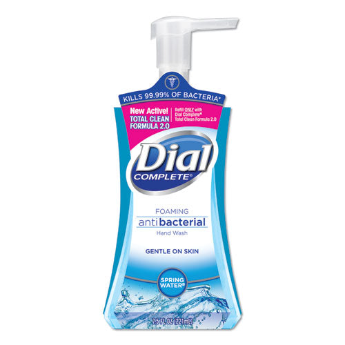 Antibacterial Foaming Hand Wash, Spring Water, 7.5 oz, 8/Carton-(DIA05401CT)