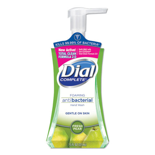 Antibacterial Foaming Hand Wash, Fresh Pear, 7.5 oz Pump Bottle, 8/Carton-(DIA02934CT)