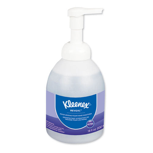 Reveal Ultra Moisturizing Foam Hand Sanitizer, 18 oz Bottle, Fragrance-Free-(KCC45826EA)