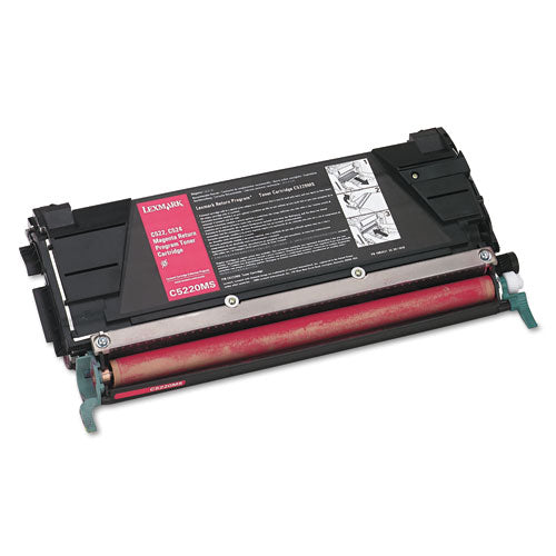 C5220MS Return Program Toner, 3,000 Page-Yield, Magenta-(LEXC5220MS)