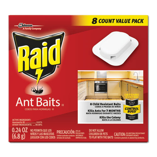 Ant Baits, 0.24 oz, 8/Box, 12 Boxes/Carton-(SJN308819)