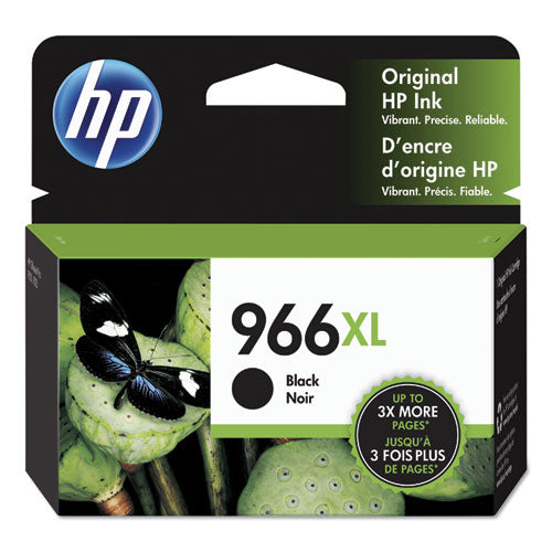 HP 966XL, (3JA04AN) High-Yield Black Original Ink Cartridge-(HEW3JA04AN)