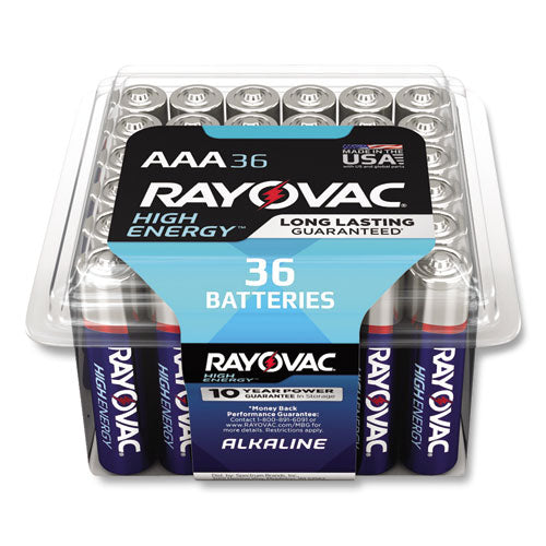 Alkaline AAA Batteries, 36/Pack-(RAY82436PPK)