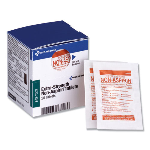 Refill for SmartCompliance General Cabinet, Non-Aspirin Tablets, 20 Tablets-(FAOFAE7008)