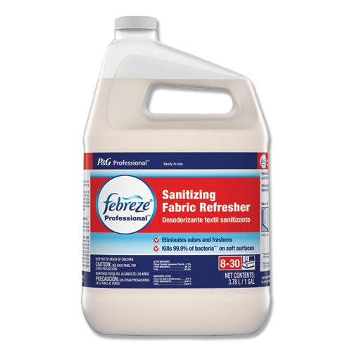 Professional Sanitizing Fabric Refresher, Light Scent, 1 gal Bottle, Ready to Use-(PGC72136EA)