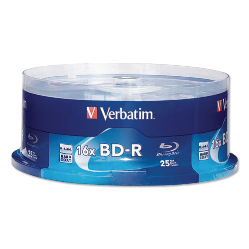 BD-R Blu-Ray Disc, 25 GB, 16x, White, 25/Pack-(VER97457)
