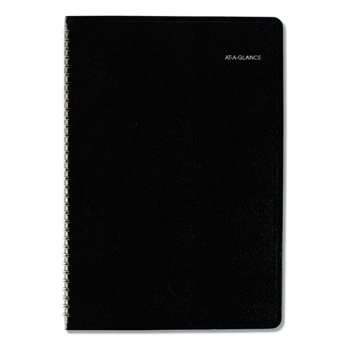 DayMinder Monthly Planner, Ruled Blocks, 12 x 8, Black Cover, 14-Month (Dec to Jan): 2022 to 2024-(AAGG47000)