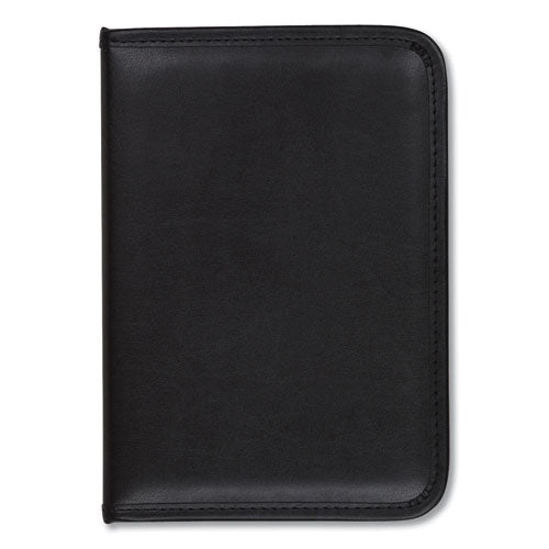 Professional Padfolio, 3/4w x 9 1/4h, Open Style, Black-(SAM70811)