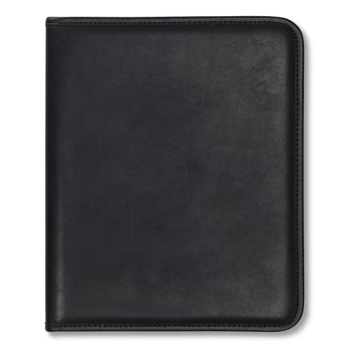 Professional Padfolio, Storage Pockets/Card Slots, Writing Pad, Black-(SAM70810)