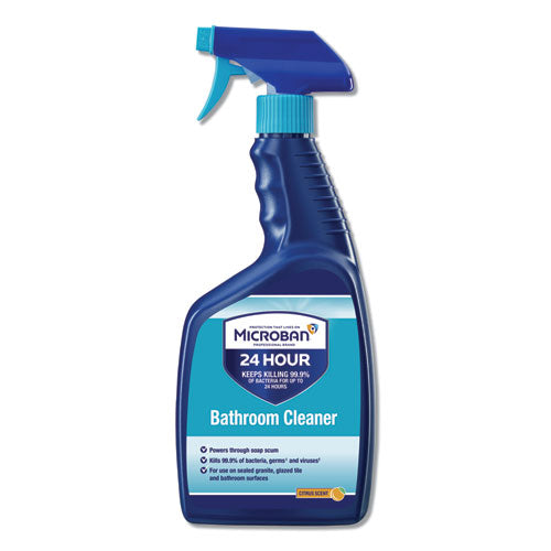 24-Hour Disinfectant Bathroom Cleaner, Citrus, 32 oz Spray Bottle-(PGC30120EA)