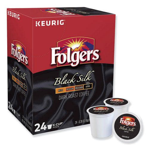 Gourmet Selections Black Silk Coffee K-Cups, 24/Box-(GMT6662)