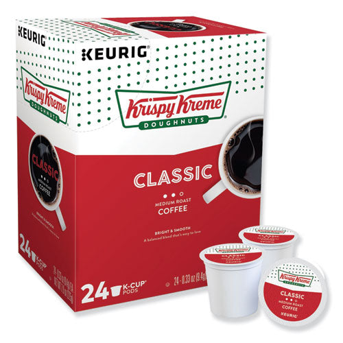 Classic Coffee K-Cups, Medium Roast, 24/Box-(GMT6110)