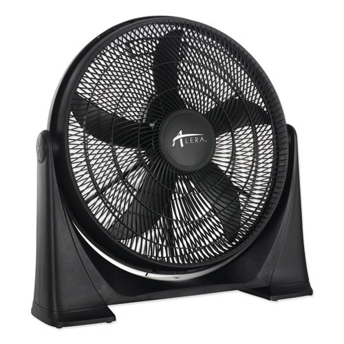 20" Super-Circulator 3-Speed Tilt Fan, Plastic, Black-(ALEFAN203)