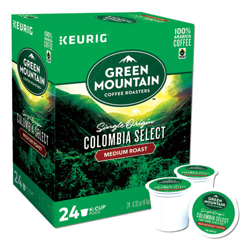 Colombian Fair Trade Select Coffee K-Cups, 24/Box-(GMT6003)