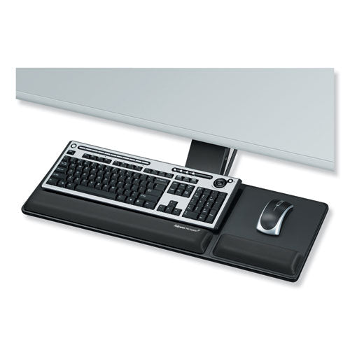 Designer Suites Compact Keyboard Tray, 19w x 9.5d, Black-(FEL8017801)