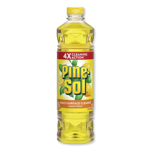 Multi-Surface Cleaner, Lemon Fresh, 28 oz Bottle, 12/Carton-(CLO40187)