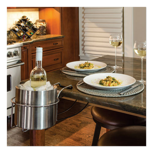 Wine By Your Side, Steel Frame/Red Wine Adapter/Ice Bucket, 161.06 cu in, Stainless Steel-(CLI20014)