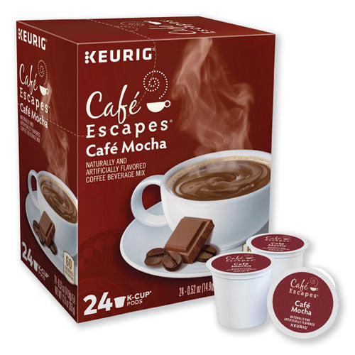 Cafe Escapes Mocha K-Cups, 24/Box-(GMT6803)