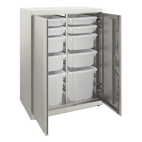 Flagship Storage Cabinet with 4 Small, 4 Medium and 2 Large Bins, 30w x 18d x 39.13h, Loft-(HONSC183930LGLO)