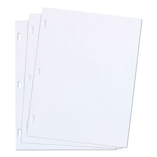 Ledger Sheets for Corporation and Minute Book, 11 x 8.5, White, Loose Sheet, 100/Box-(WLJ90310)