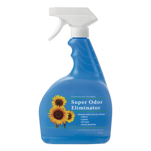 Super Odor Eliminator, 32 oz Spray Bottle, 6/Carton-(FRS632SOE)