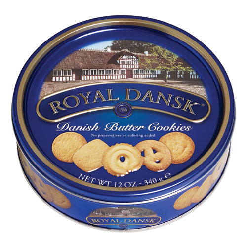 Cookies, Danish Butter, 12 oz Tin-(OFX53005)