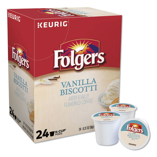 Vanilla Biscotti Coffee K-Cups, 24/Box-(GMT6661)