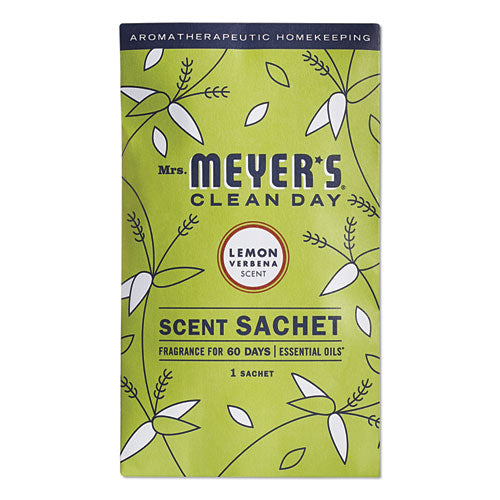 Clean Day Scent Sachets, Lemon Verbena, 0.05 lbs Sachet, 18/Carton-(SJN308114)