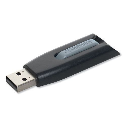 Store n Go V3 USB 3.0 Drive, 8 GB, Black/Gray-(VER49171)