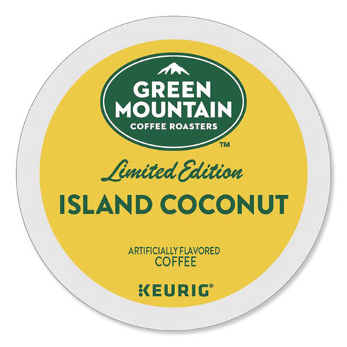 Island Coconut Coffee K-Cup Pods, 96/Carton-(GMT6720CT)